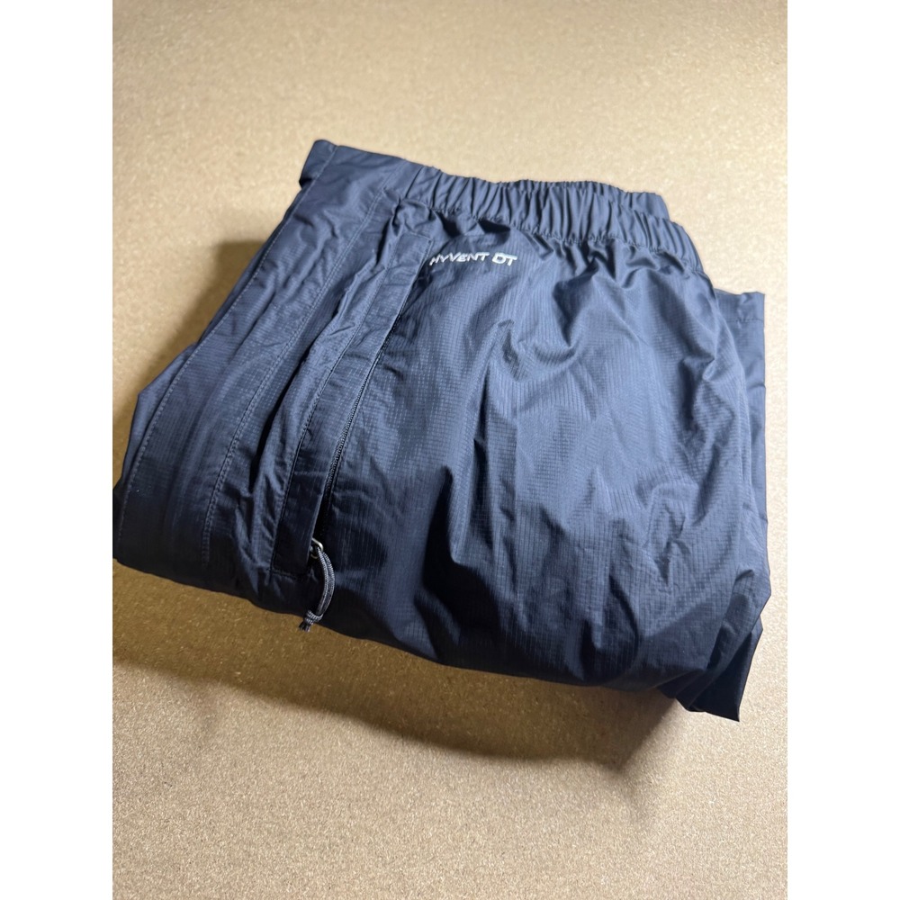 The‎ North Face HyVent DT Mens Rain Pants Black Ripstop Waterproof XL Regular